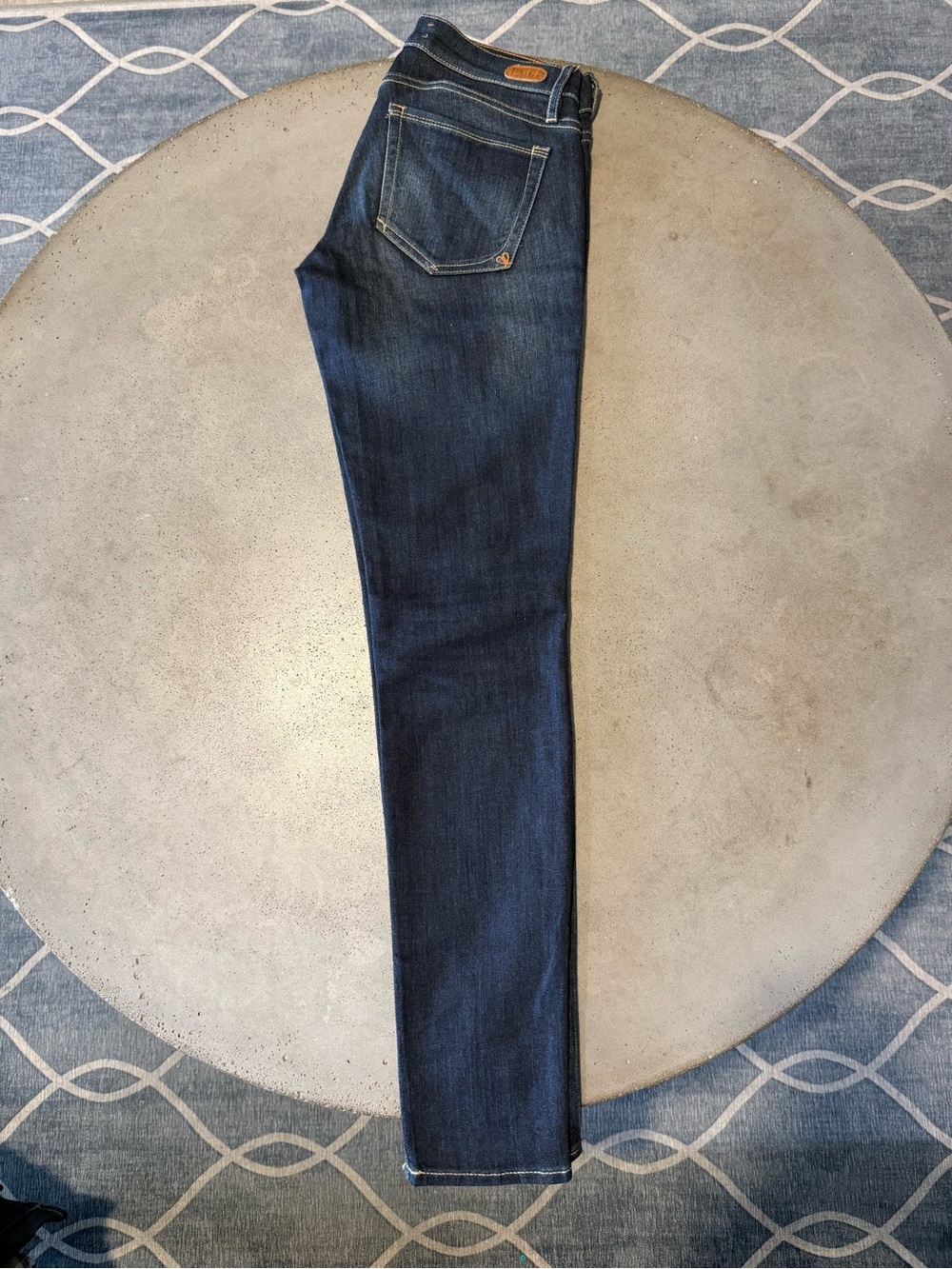 Dittos Women's Skinny Jeans in Dark Blue Denim